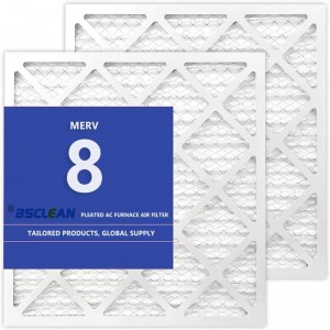 Amazon Hot Sale 20x 20x1 MERV 8 G4 FURNACE AC HVAC KARTBOUD PANE PRIFTER